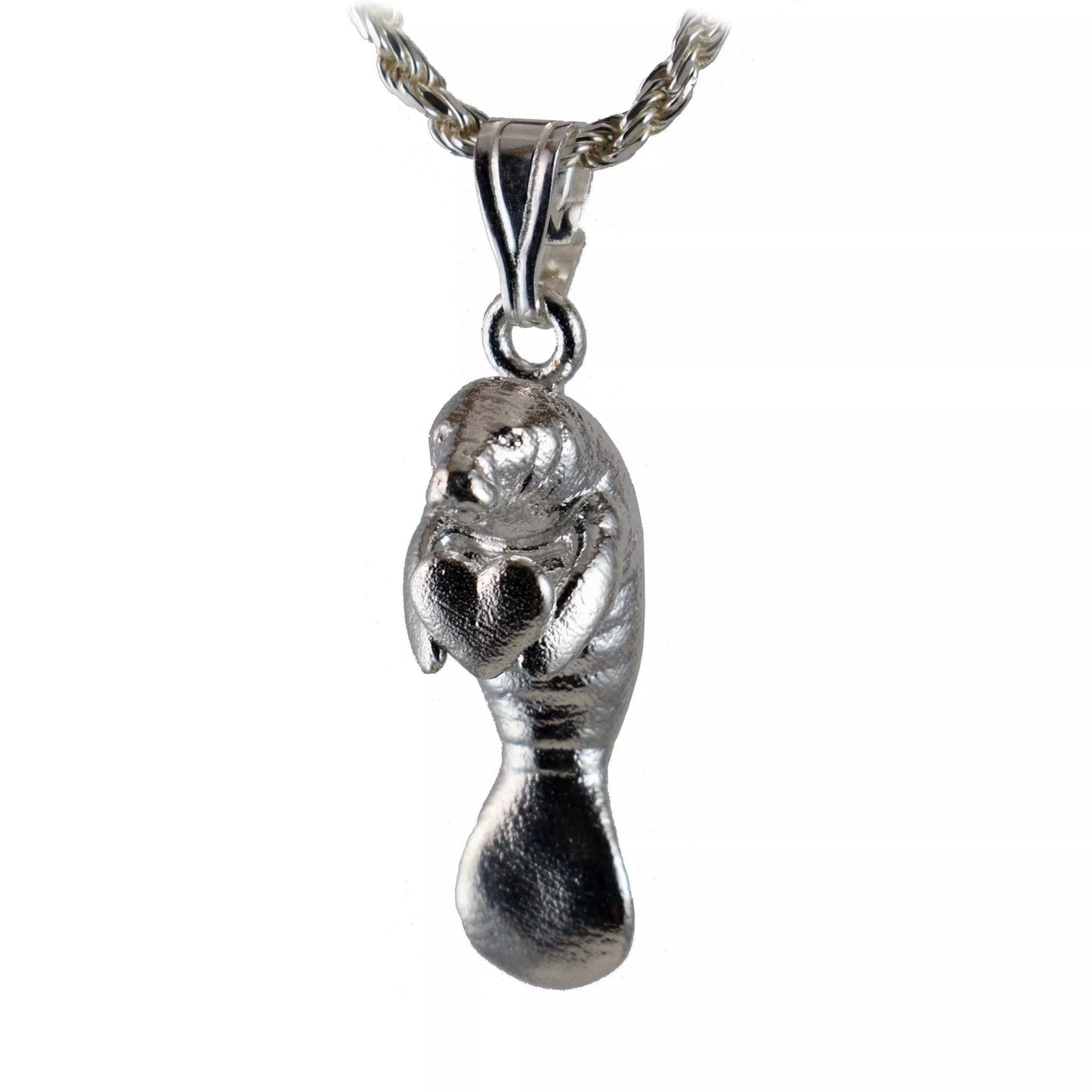 Manatee Heart Pendant - Large