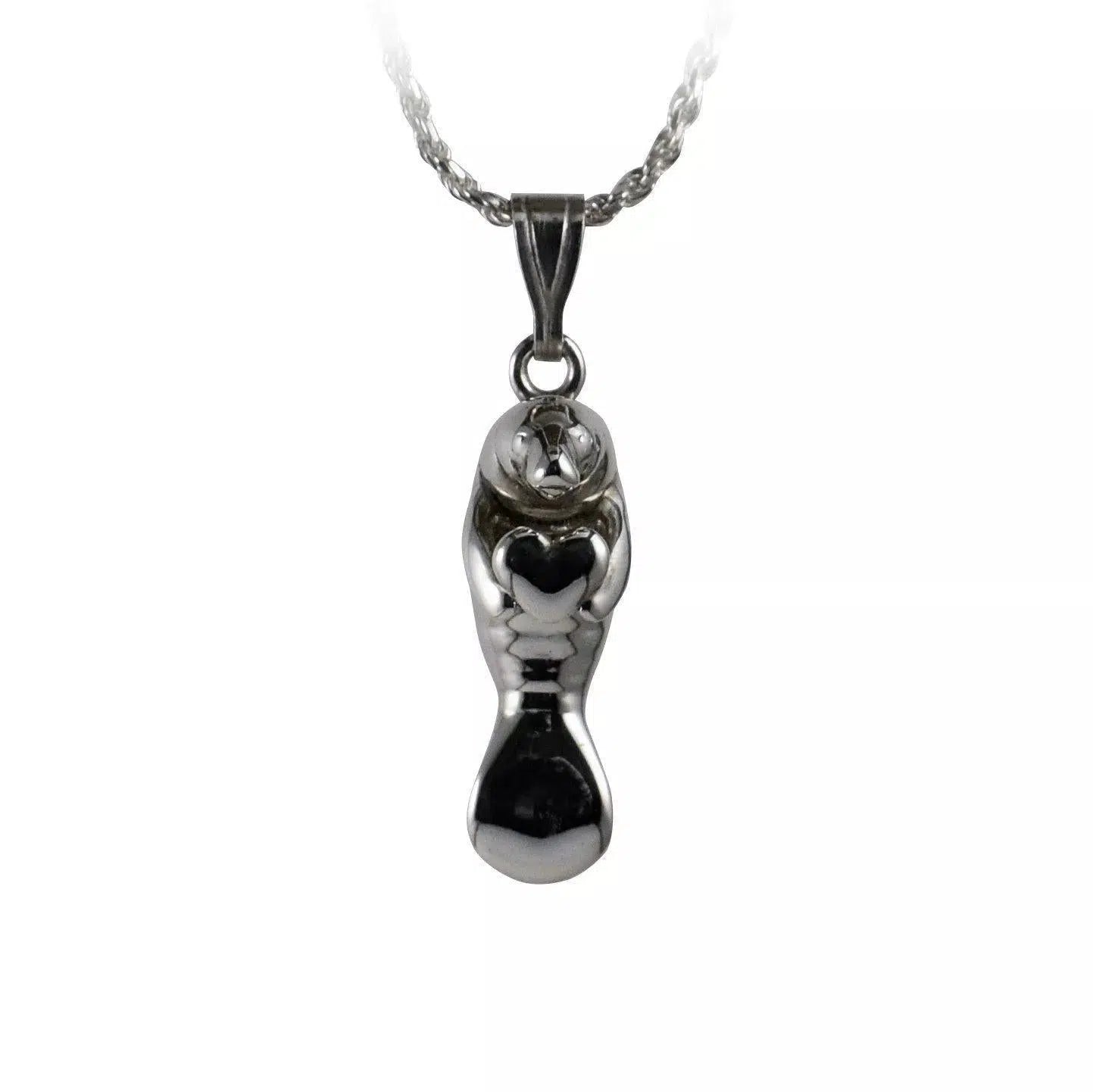 Manatee Heart Pendant - Large