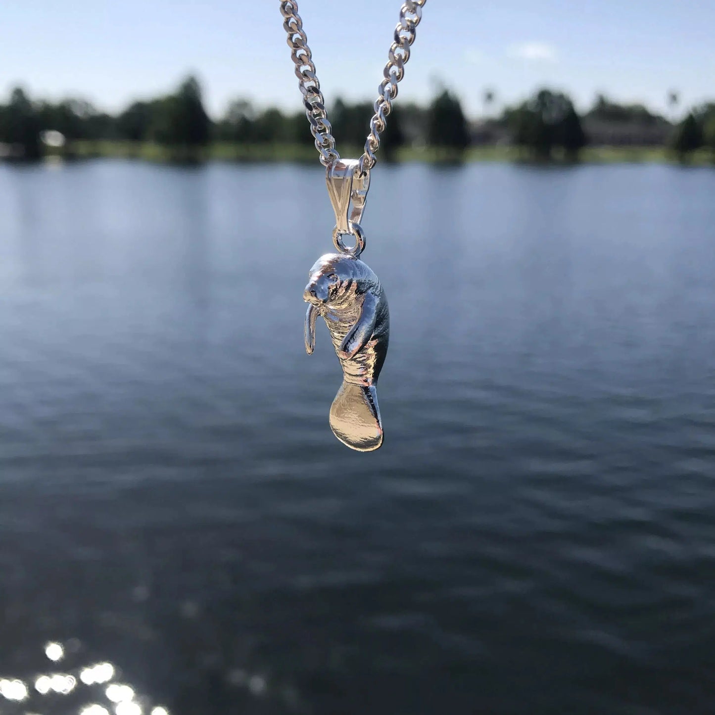Manatee Pendant - Large