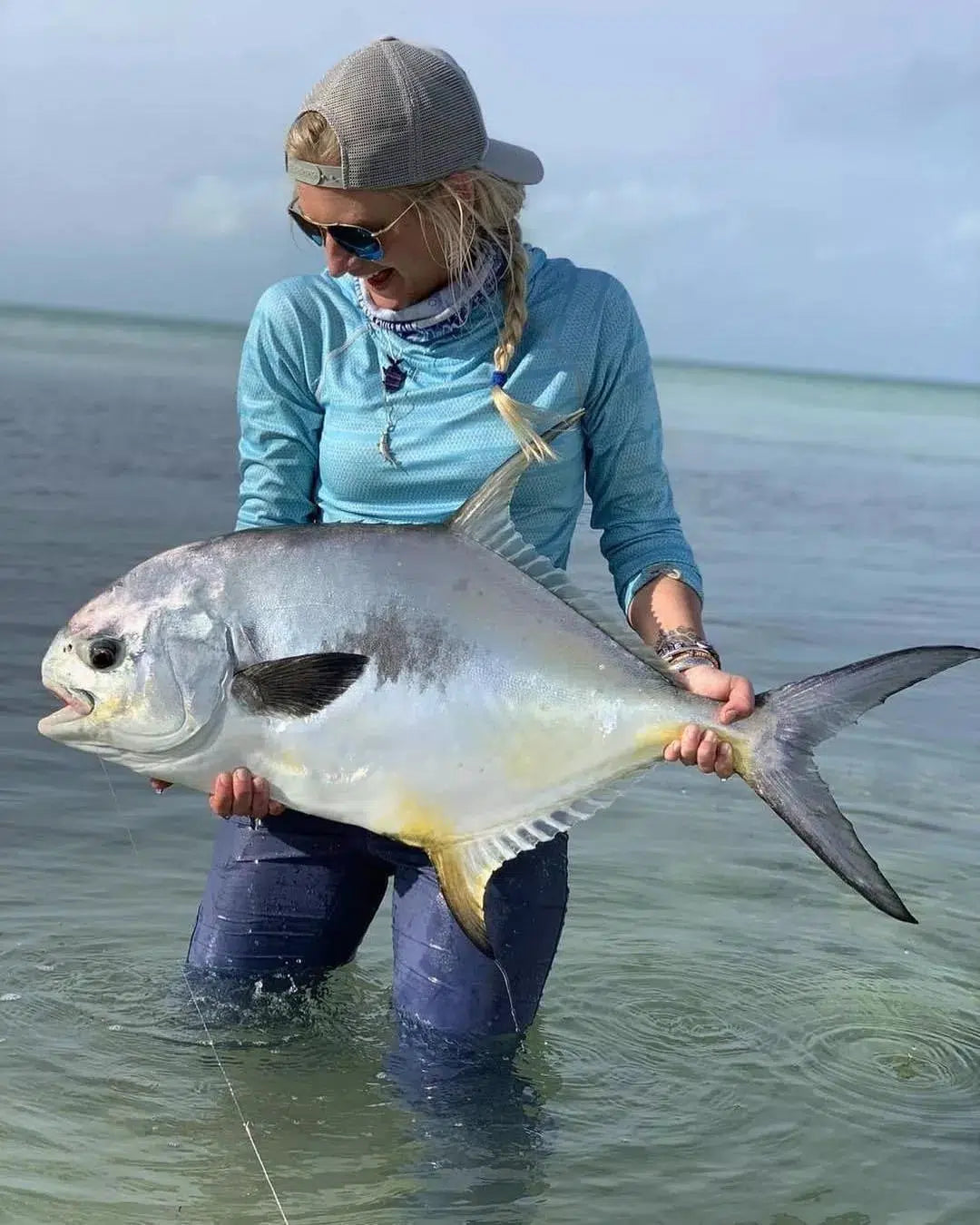 Tarpon hanging vertical by hook Pendant - Small