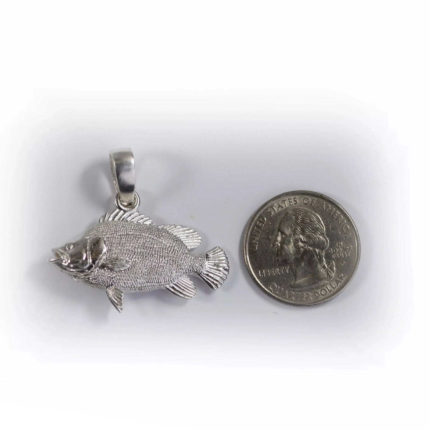Tripletail Fish Pendant - Large