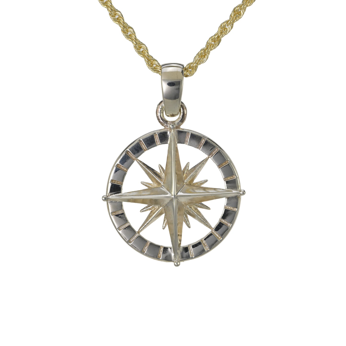 Compass Rose Pendant - Medium