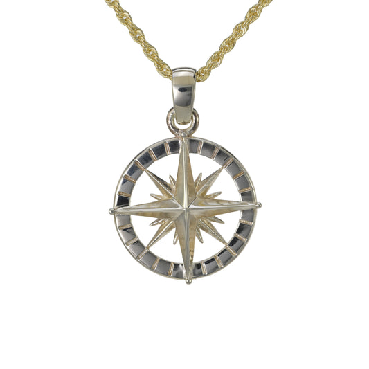Compass Rose Pendant - Medium