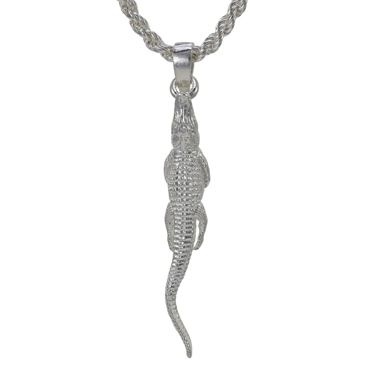 American Alligator on the Hunt Pendant - Small