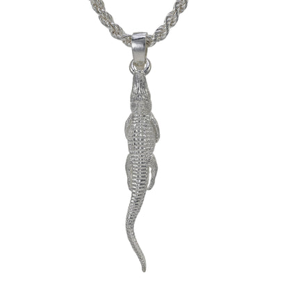 American Alligator on the Hunt Pendant - Small