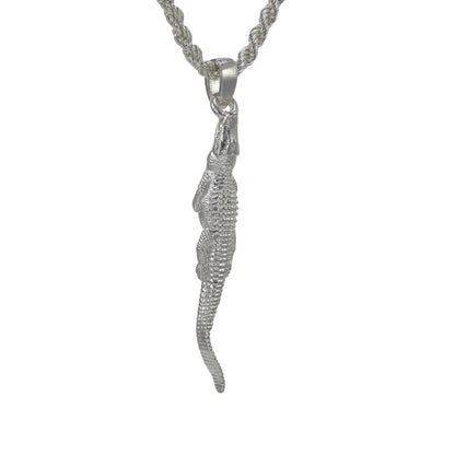 American Alligator on the Hunt Pendant - Small