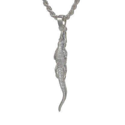 American Alligator on the Hunt Pendant - Small