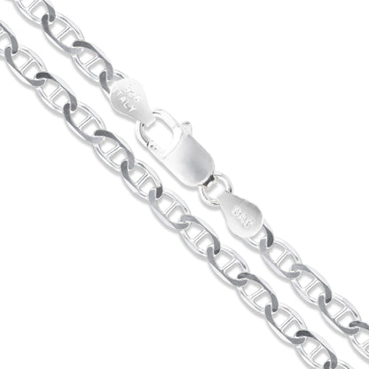 Anchor Mariner Chain 4.5 mm - Sterling Silver