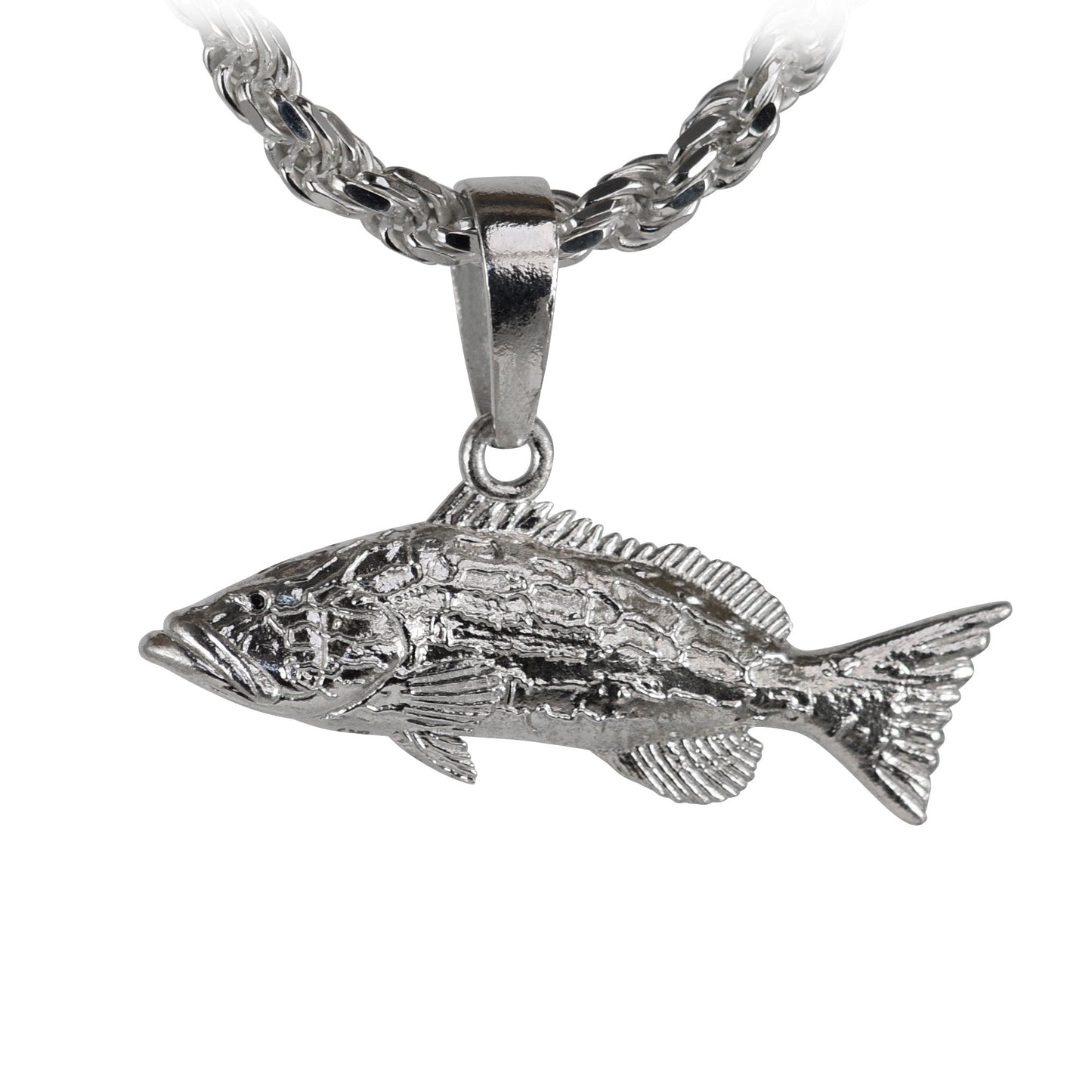Black Grouper Pendant - Large