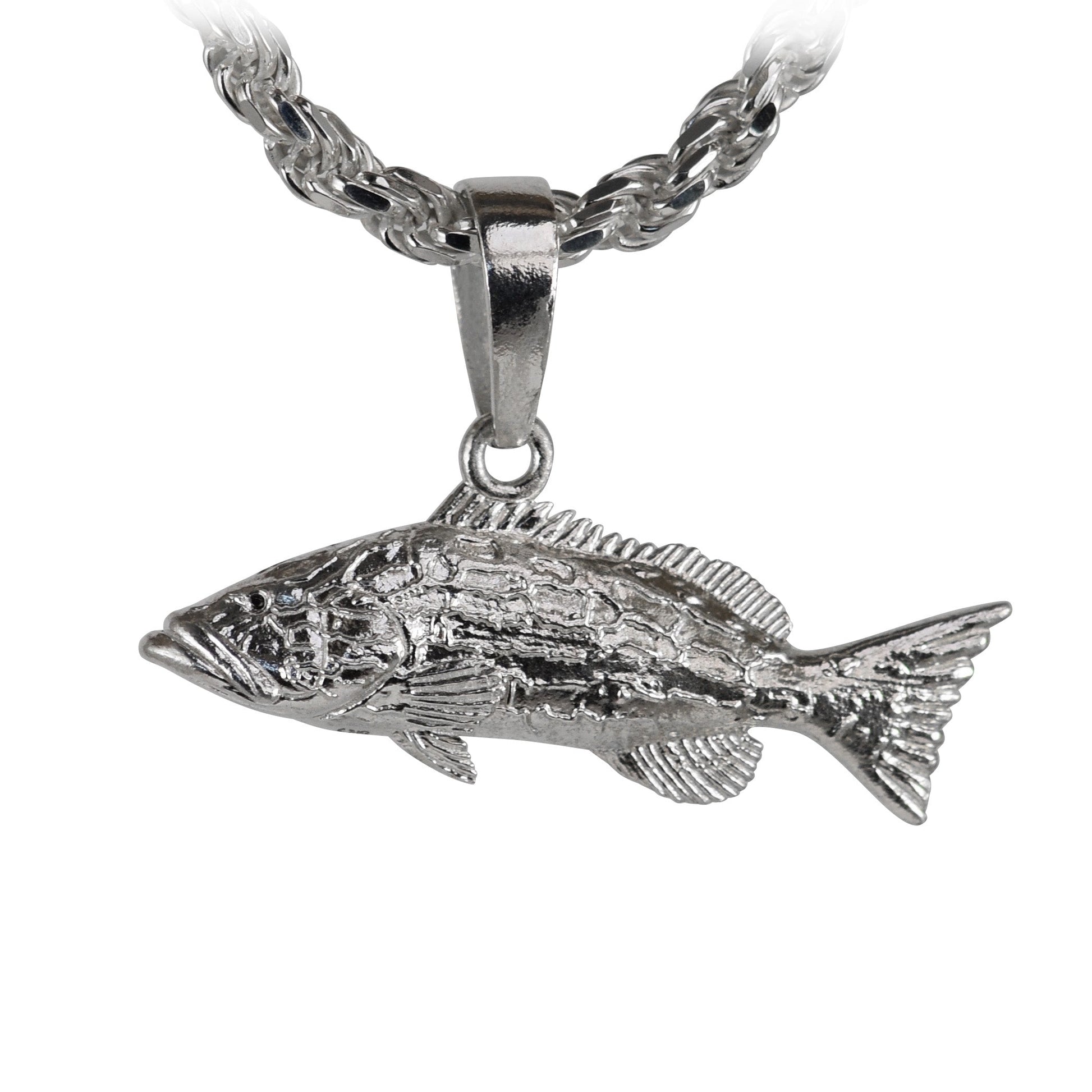 Black Grouper Pendant - Large