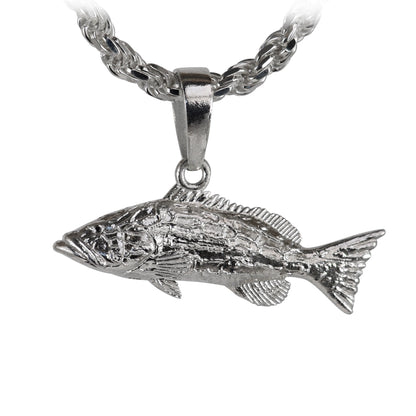 Black Grouper Pendant - Large