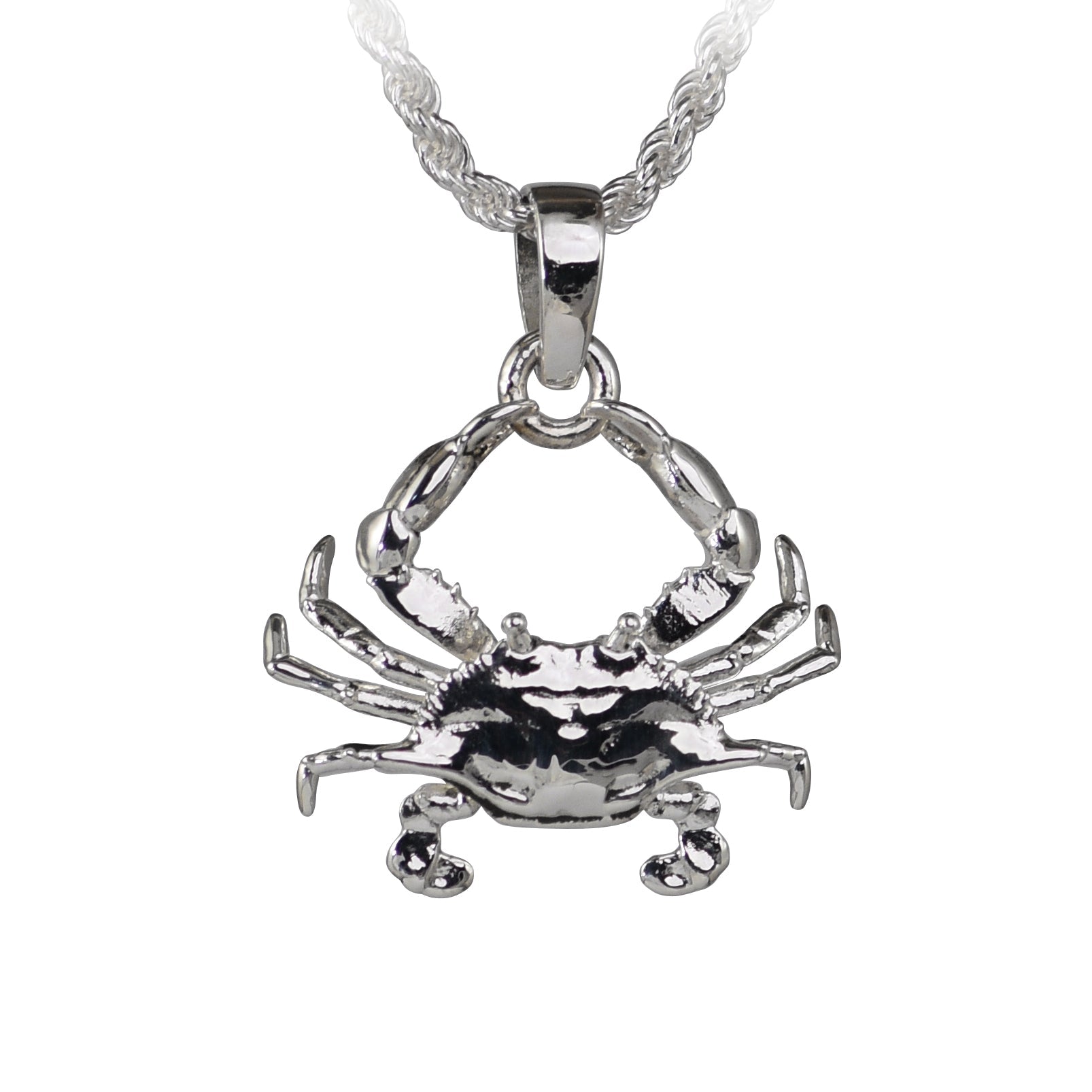 Blue Crab Pendant - Large