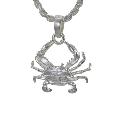 Blue Crab Pendant - Large