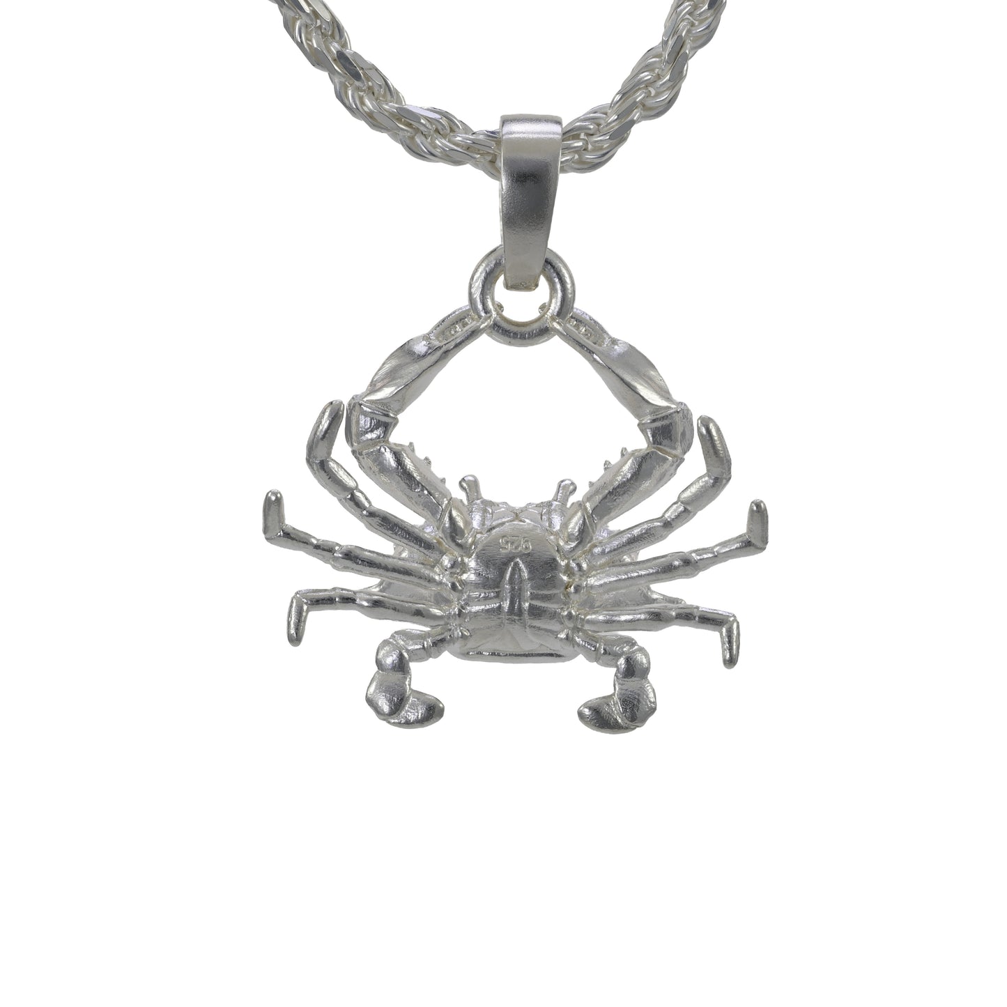 Blue Crab Pendant - Large