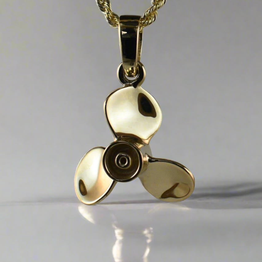 Boat Propeller Pendant - Three blade - Large