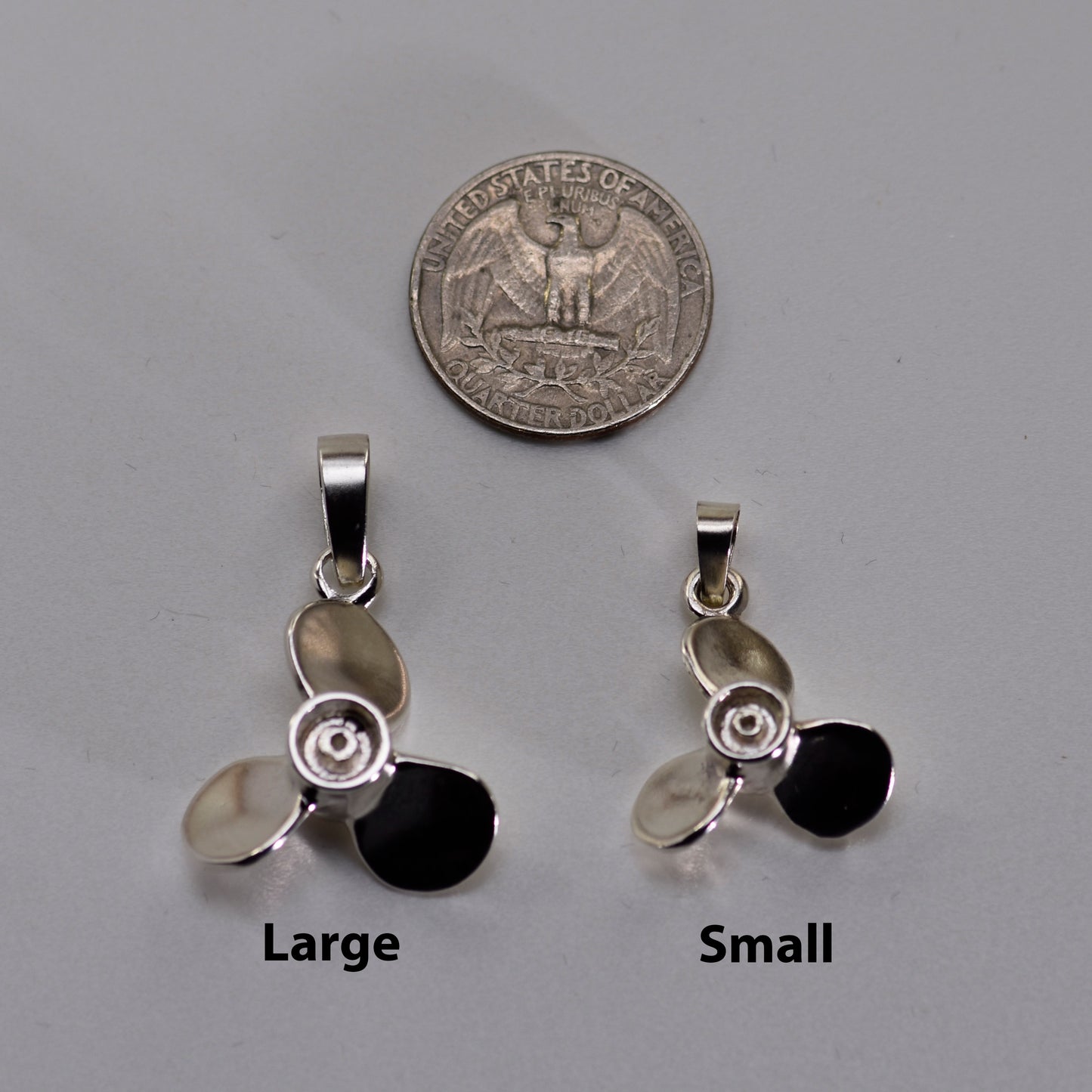 Boat Propeller Pendant - Three blade - Large