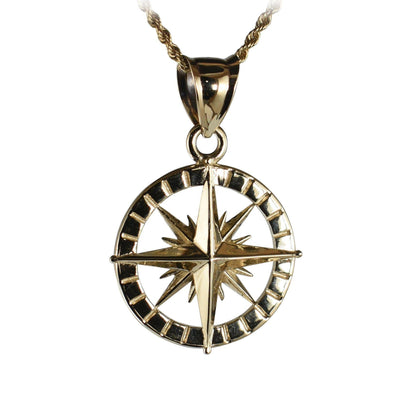 Compass Rose Pendant - Medium