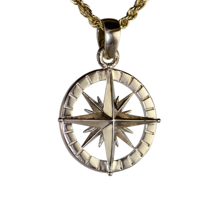 Compass Rose Pendant - Medium