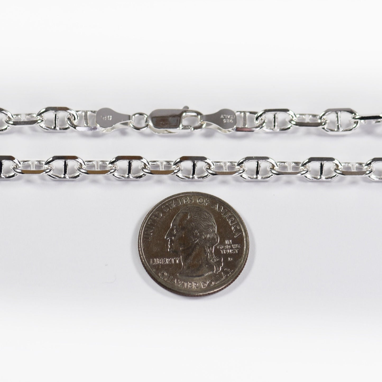 Cross Marina Chain 6 mm - Sterling Silver