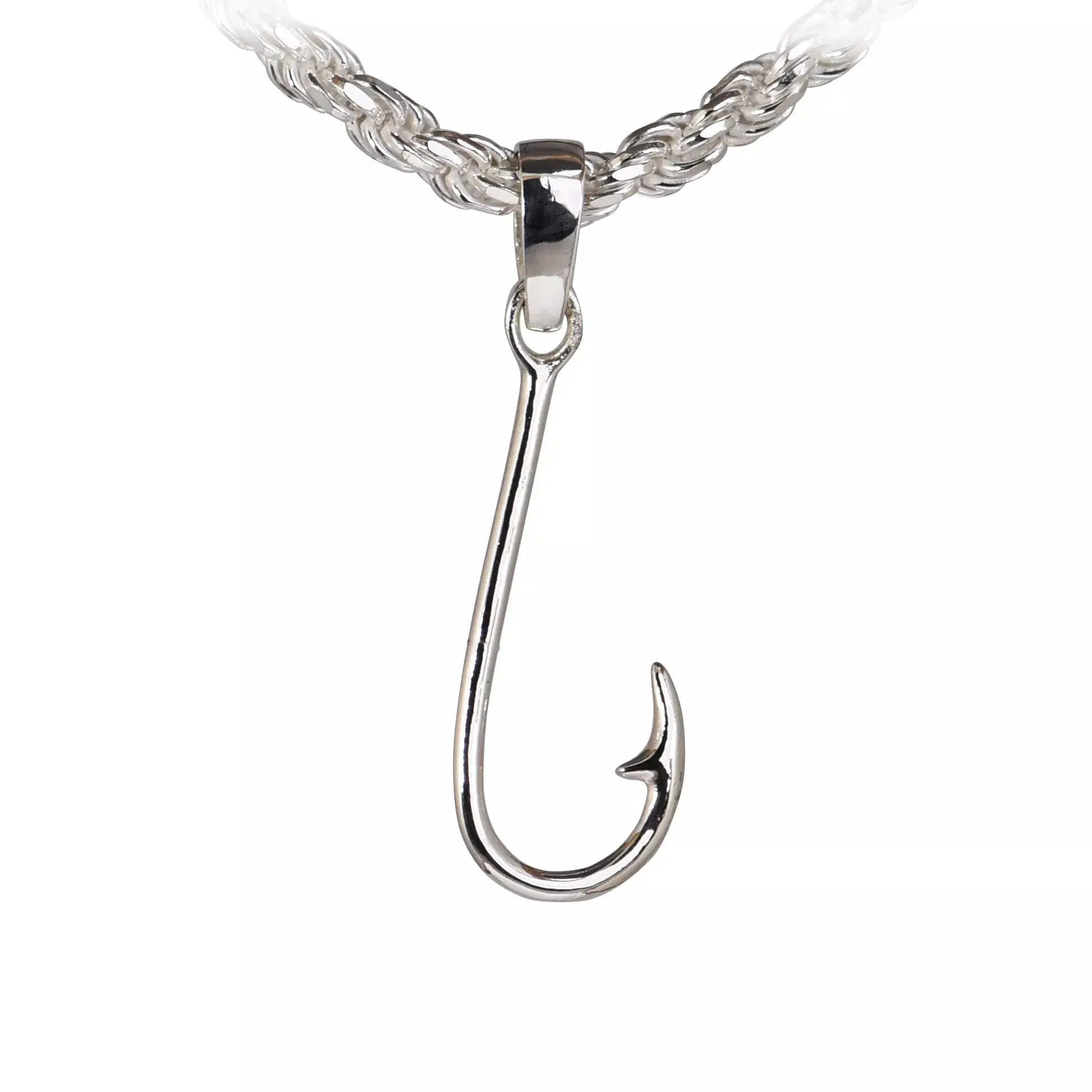 Fishing Hook Pendant - Large