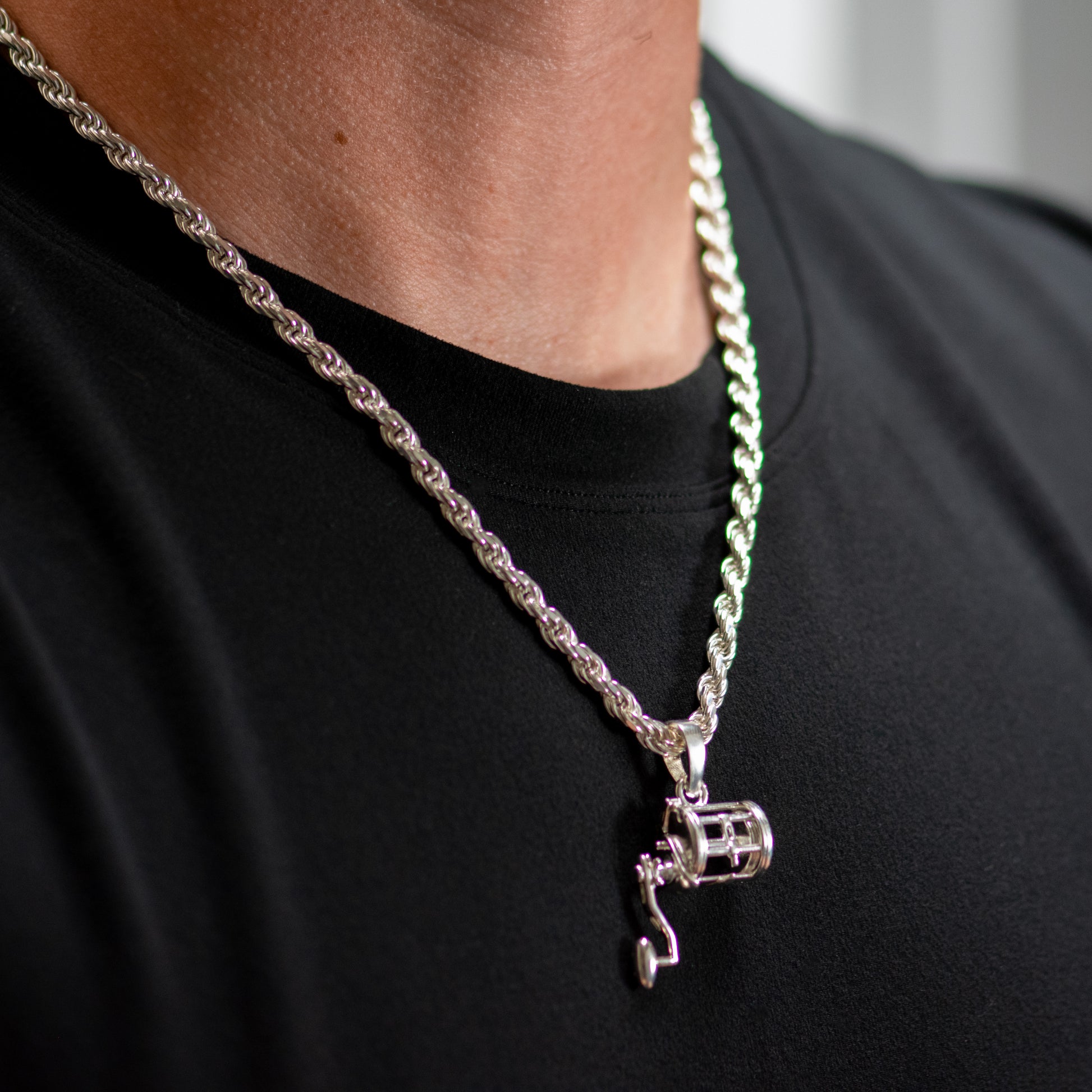 Fishing Reel Pendant - Conventional | Sea Shur Jewelry Fishing Reel Pendant - Conventional | Sea Shur Jewelry