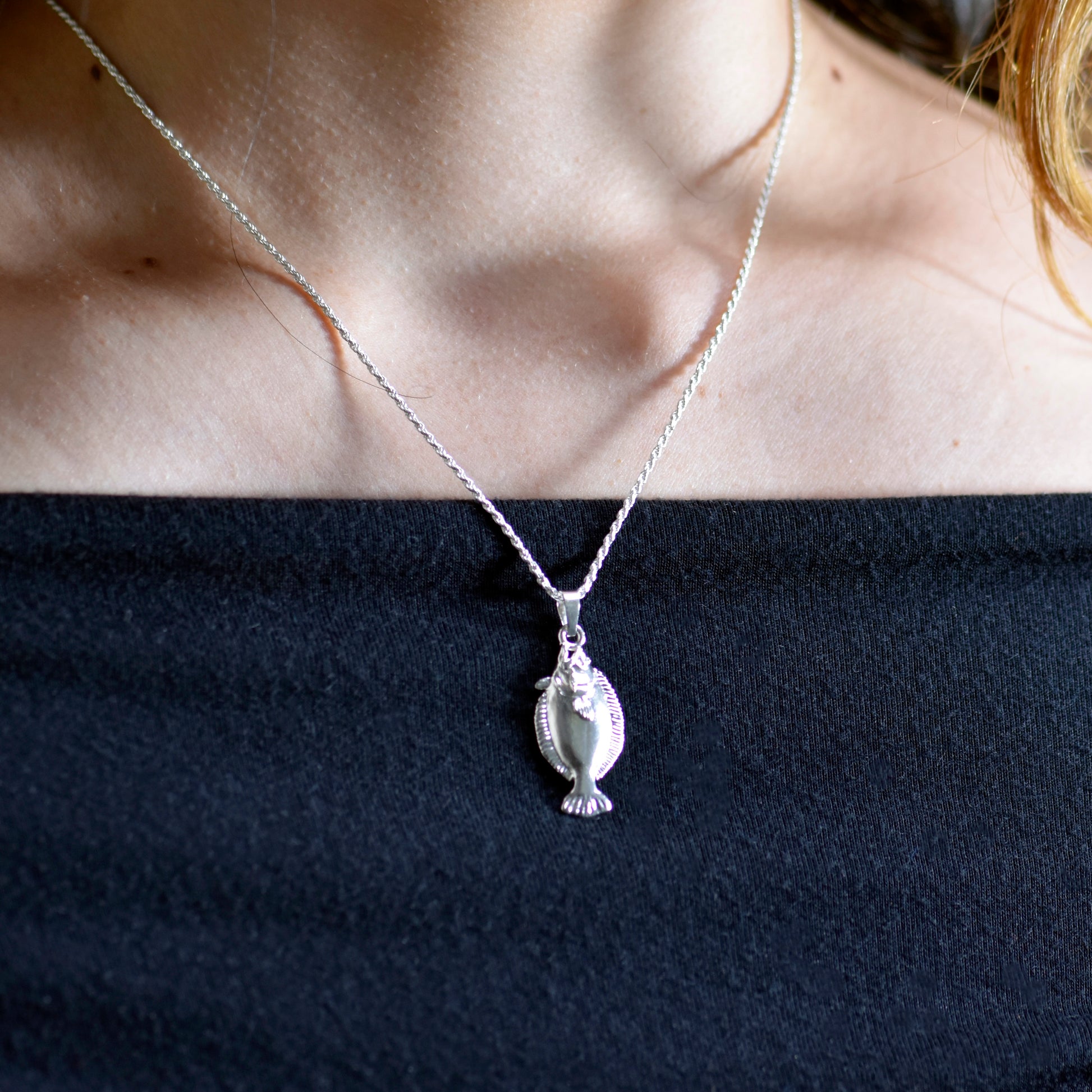 Flounder Pendant - Small
