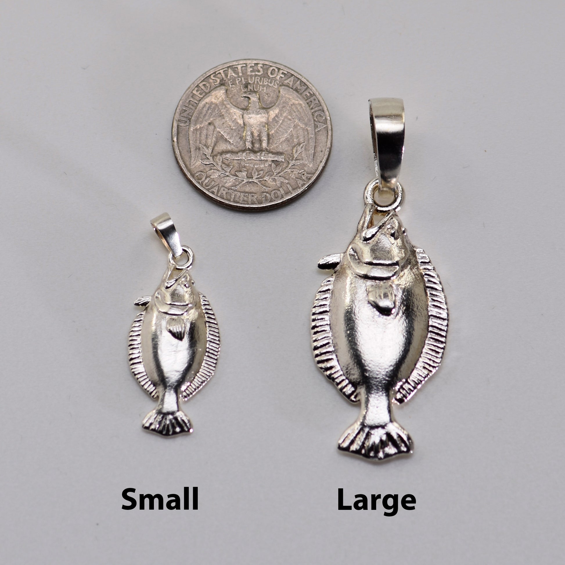 Flounder Pendant - Small