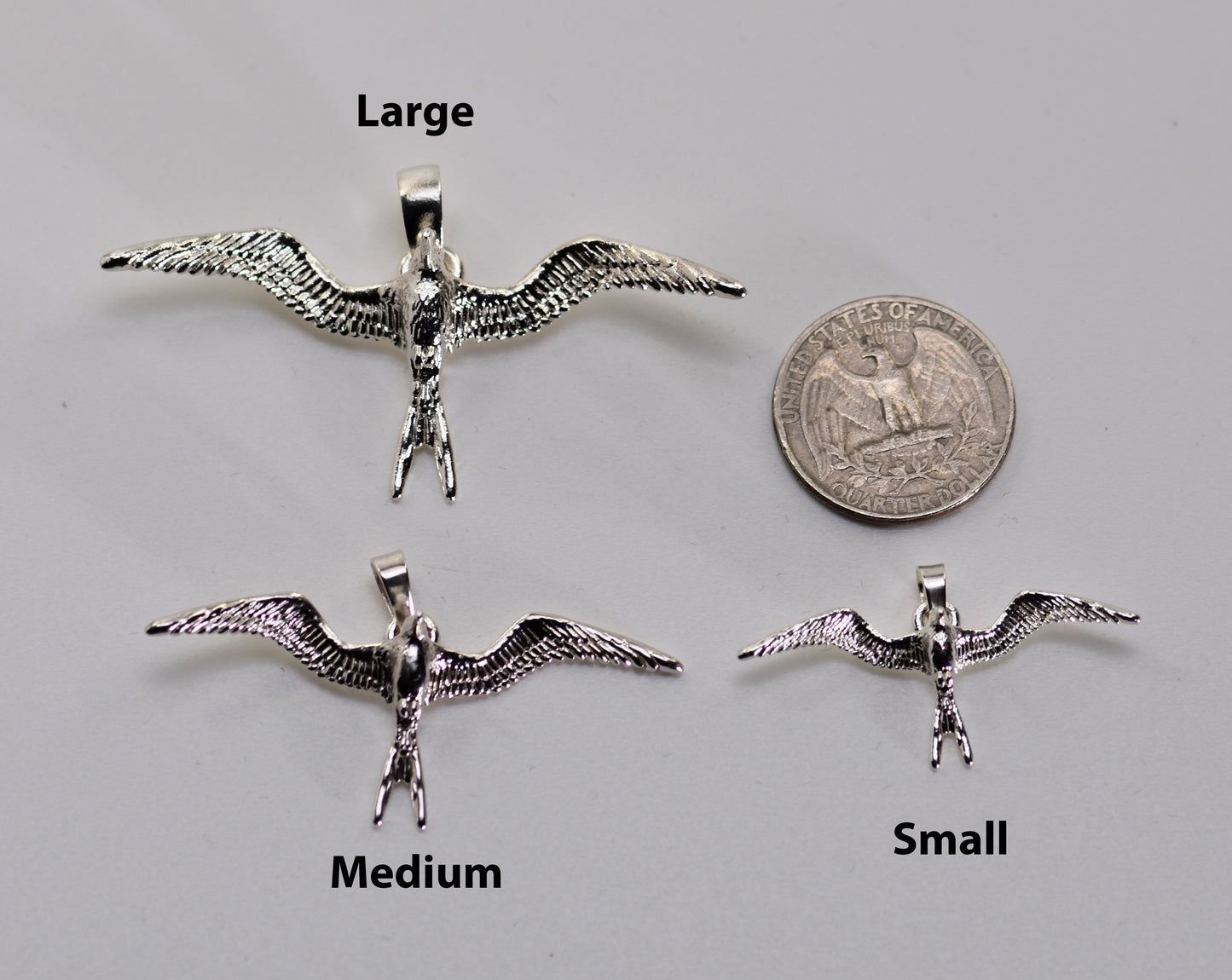 Frigatebird "Female" Pendant - Large