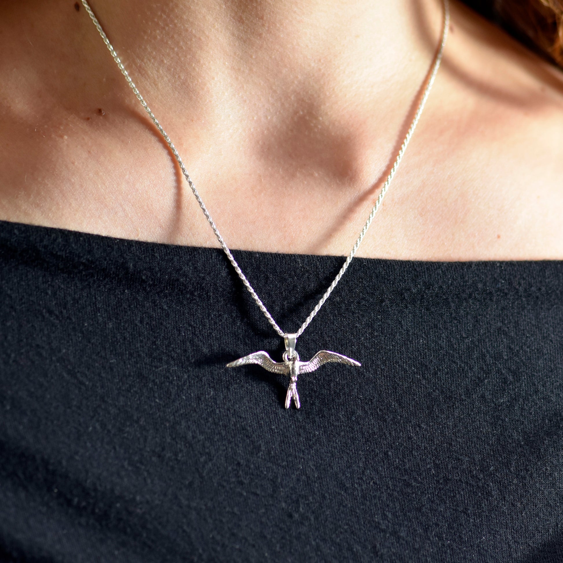 Frigatebird "Female" Pendant - Small