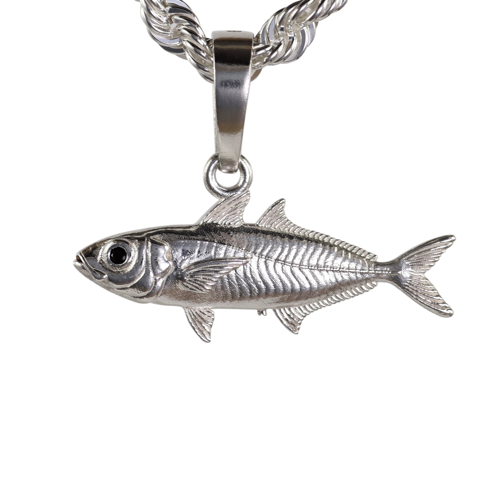Goggle Eye Bait Fish Pendant Large The Sea Shur Nautical Jewelry