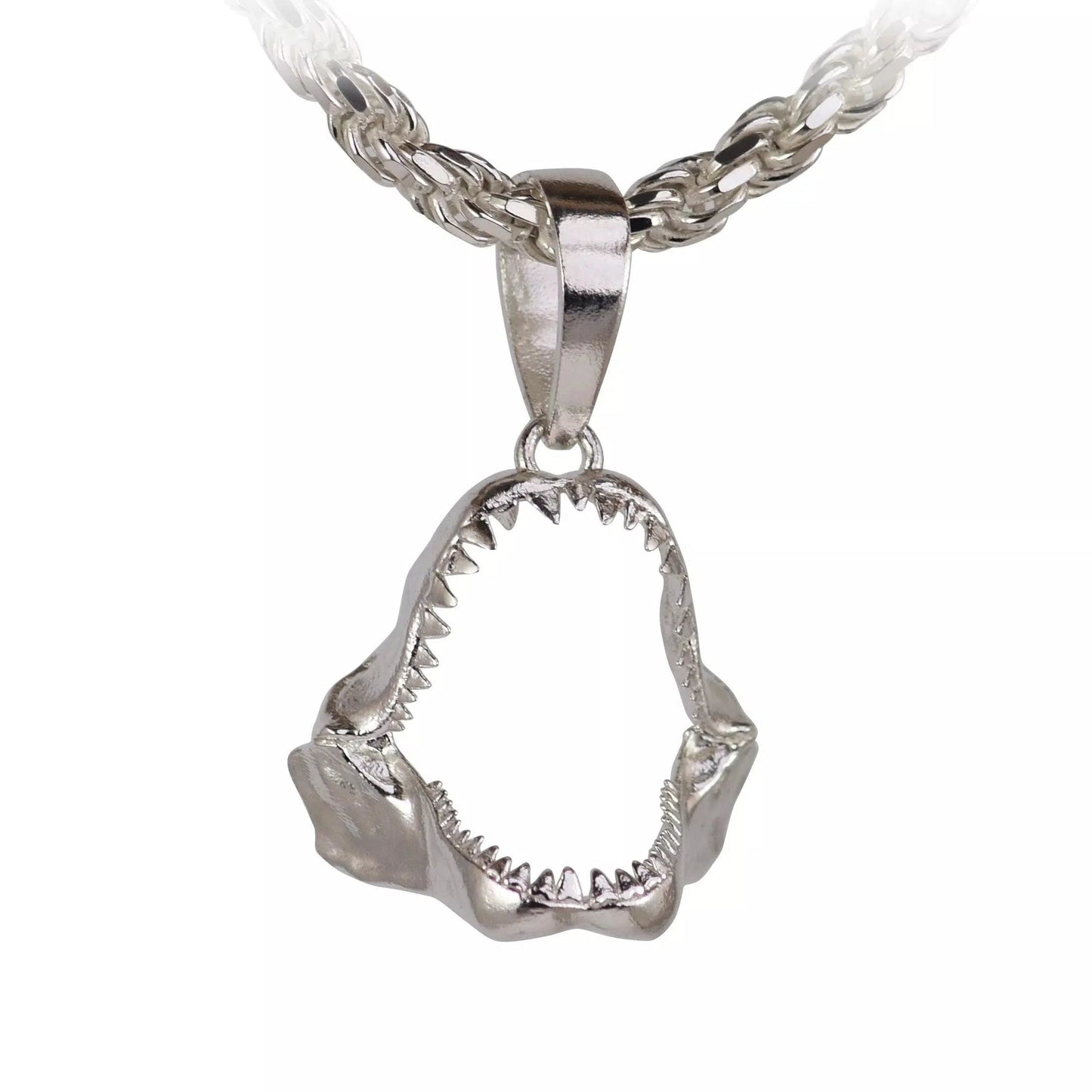 Great White Shark Jaw Pendant - Medium