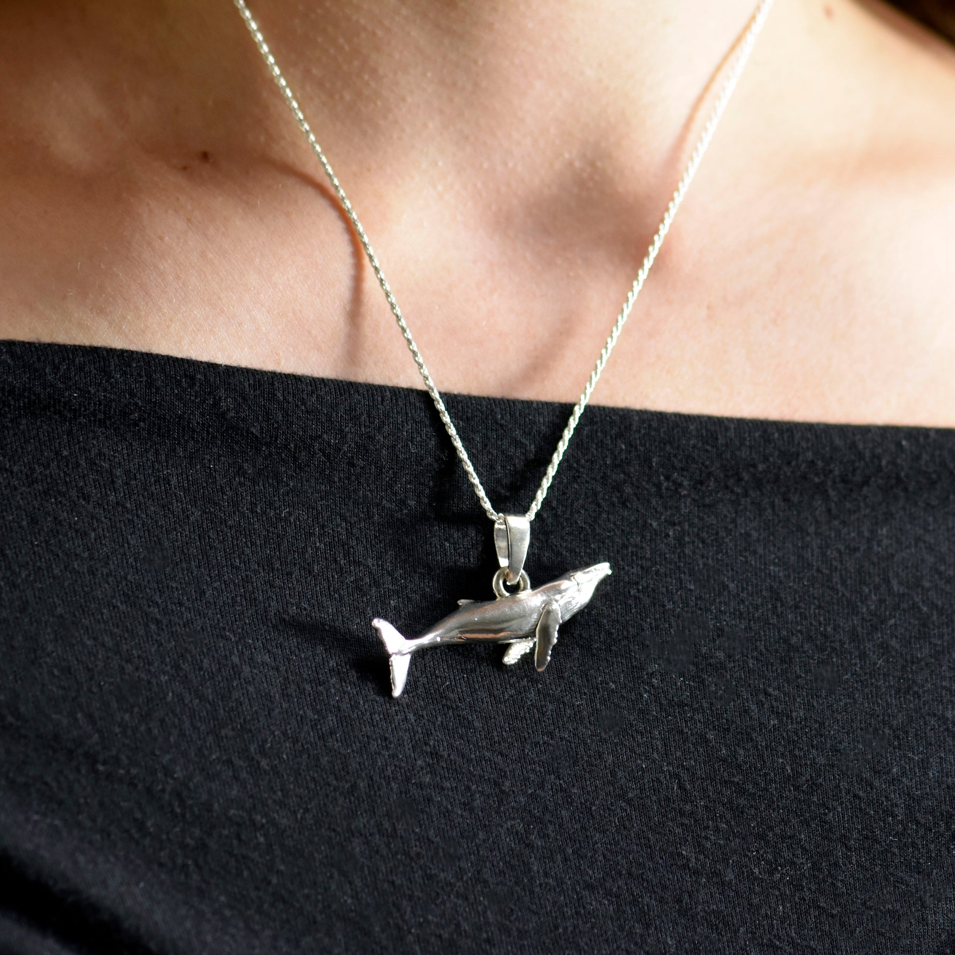 Humpback Whale Pendant - Large
