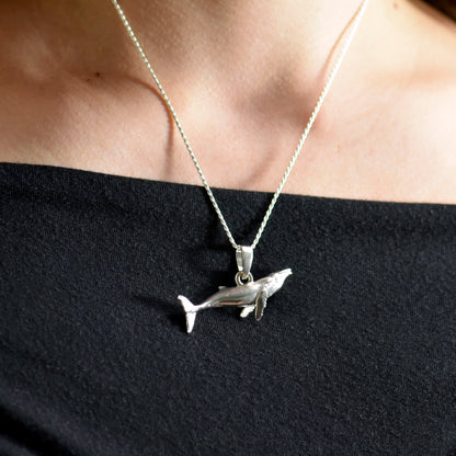 Humpback Whale Pendant - Large