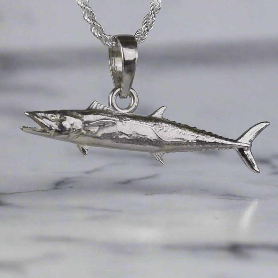 King Mackerel Fish Pendant - Large