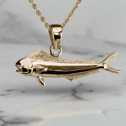 Mahi Mahi Pendant - Cow Dolphin Fish - Small