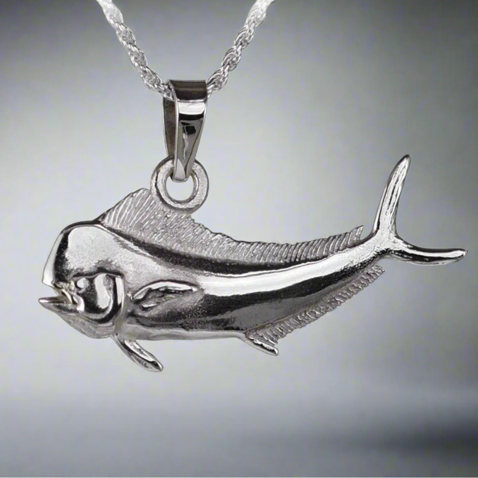 Mahi Mahi Pendant - El Dorado - Dolphin Fish - Medium
