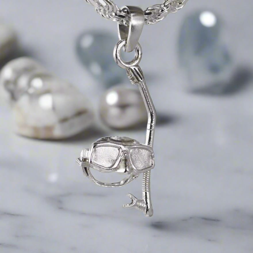 Mask & Snorkel Pendant - Large