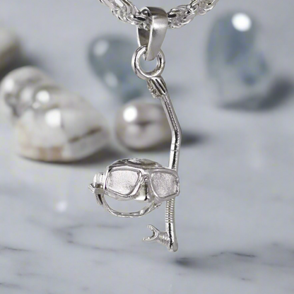 Mask & Snorkel Pendant - Large