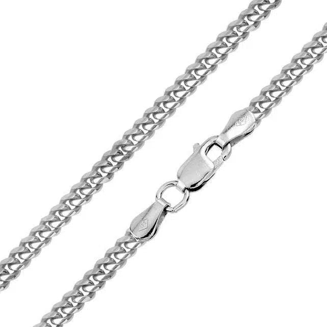 Miami Cuban Link Chain 4.9 mm - Sterling Silver