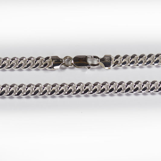 Miami Cuban Link Chain 7 mm - Sterling Silver
