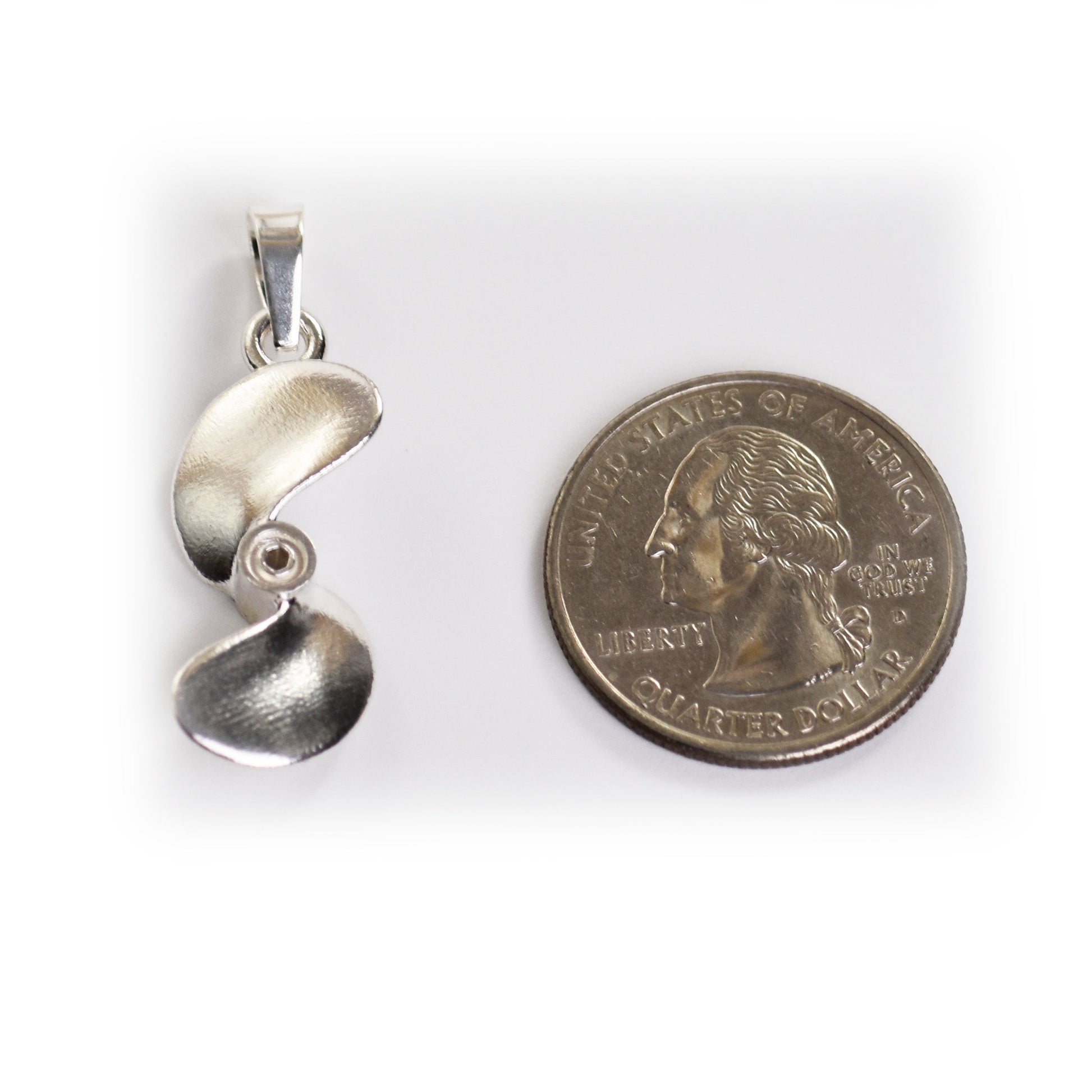 Mud Propeller Pendant - Two Blade - Small