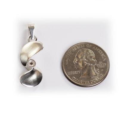 Mud Propeller Pendant - Two Blade - Small