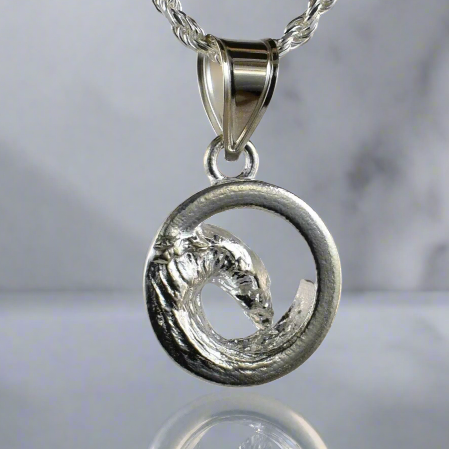 Ocean Wave Pendant - Large