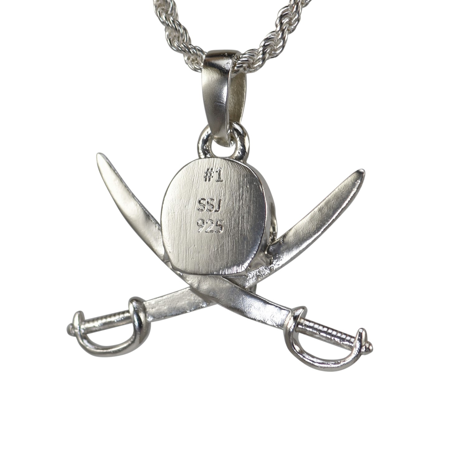 Pirate Skull with Crossed Swords - Large