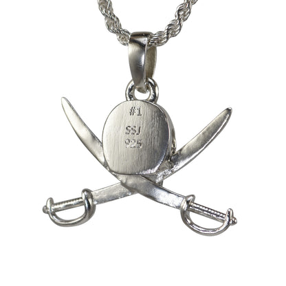 Pirate Skull with Crossed Swords - Large