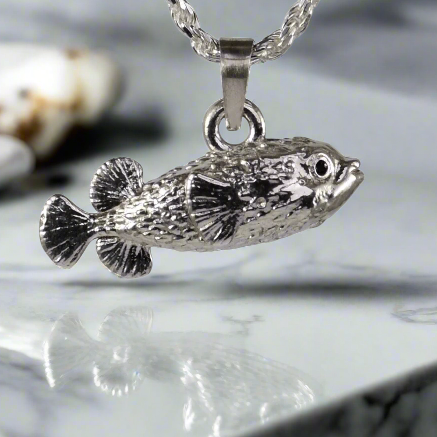 Porcupine Pufferfish Pendant