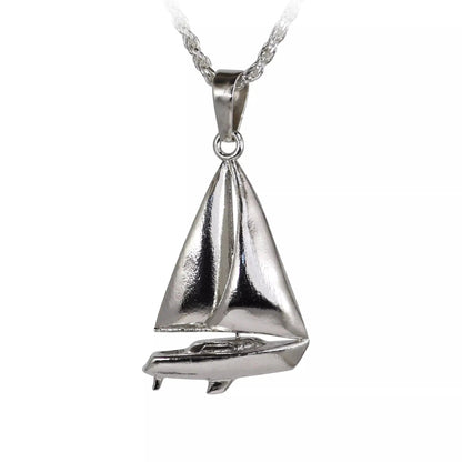 Sailboat Pendant - Medium