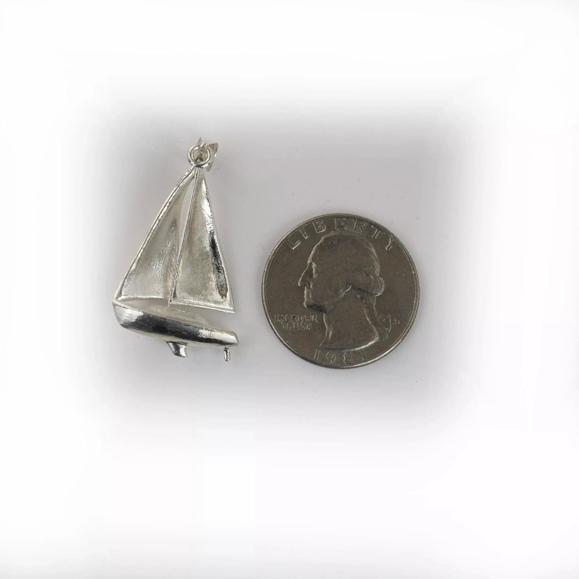 Sailboat Pendant - Medium