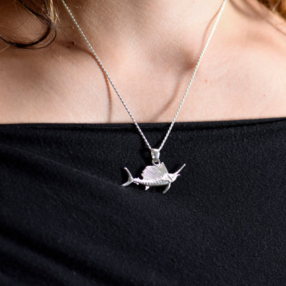 Sailfish Pendant - Medium