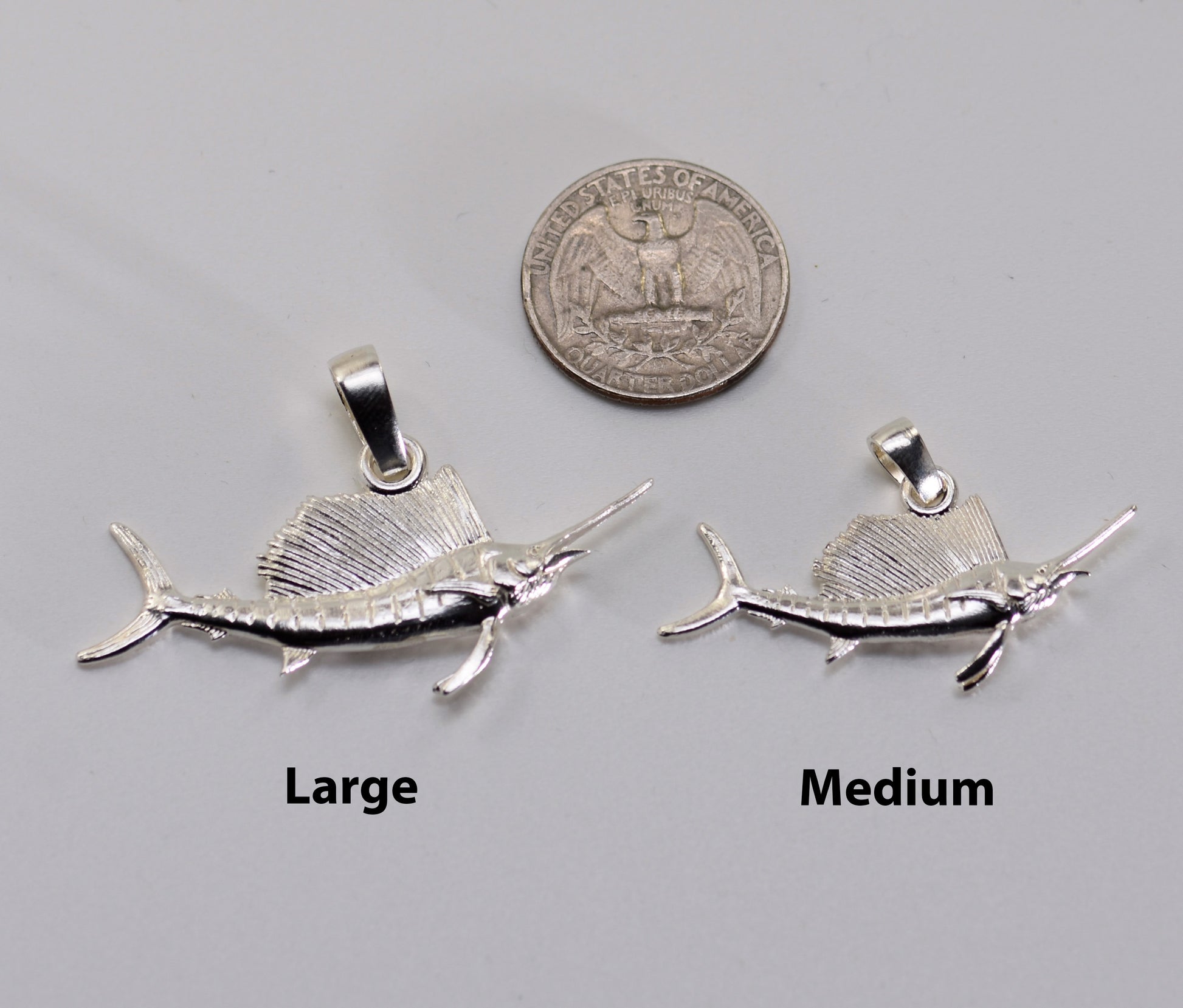 Sailfish Pendant - Medium